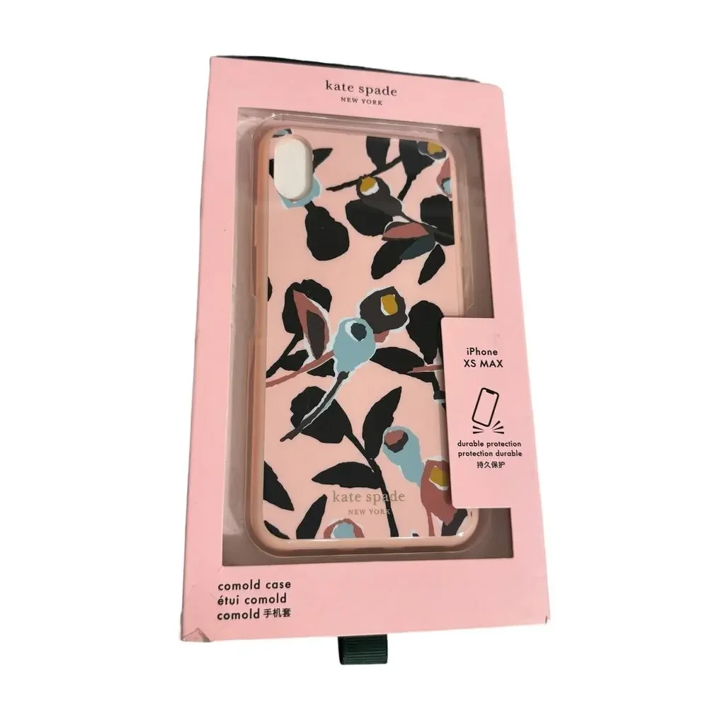 Kate Spade New York Paper Rose iPhone XS Max Case, Pink Multi (Damaged Box)